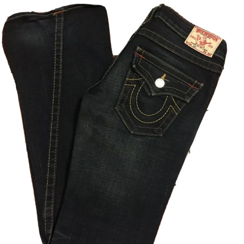 True Religion Joey Big Pocket Flare Size 28